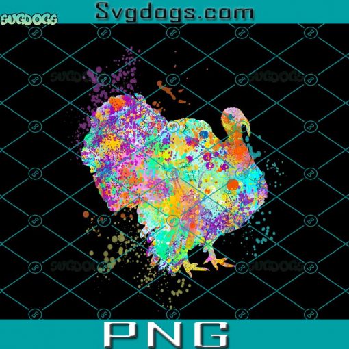 Turkey Day Thanksgiving Watercolor Bird PNG, Turkey Thanksgiving PNG