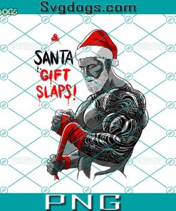 Santa Gift Slaps PNG, Santa Claus PNG, Christmas PNG
