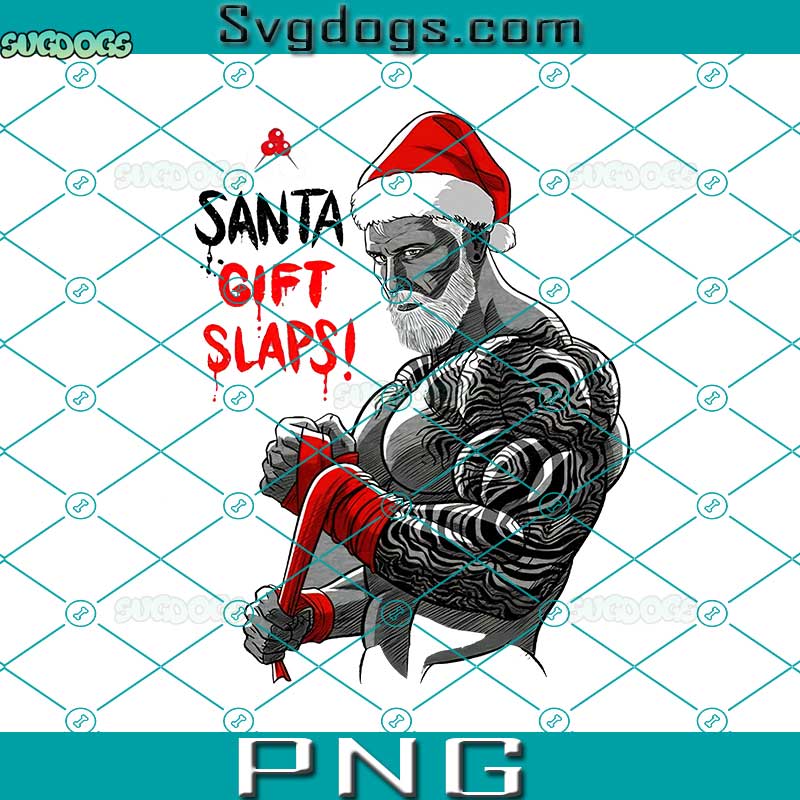 Santa Gift Slaps PNG, Santa Claus PNG, Christmas PNG