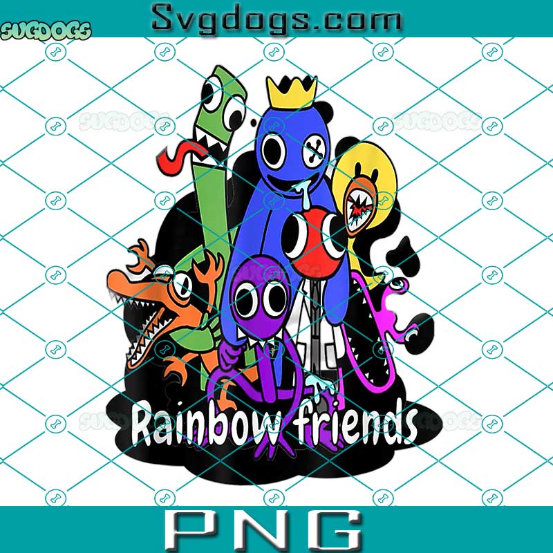 Rainbow Friends Characters PNG Bundle Roblox Inspired Digital Download  Images for Sublimation and Printing Crafts 