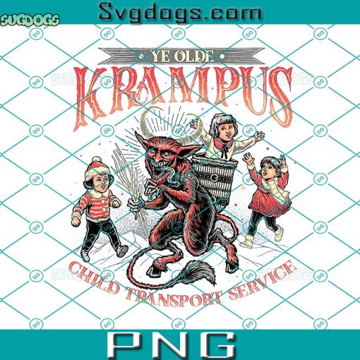 Krampus Christmas PNG, Ye Olde Krampus Child Transport Service PNG, Krampus PNG