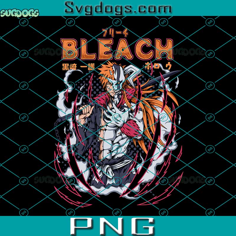 Bleach Svg, Anime Series Bleach Svg, Ichigo Bleach Svg, Ichigo Kurosaki  Svg, file for cricut, Anime svg, png, eps, dxf digital download