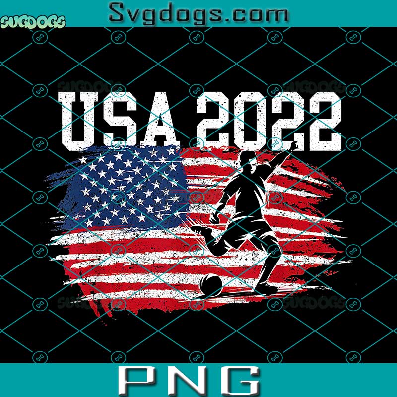 USA American Flag Soccer Tournament PNG, USA Soccer PNG, World Cup 2022 PNG