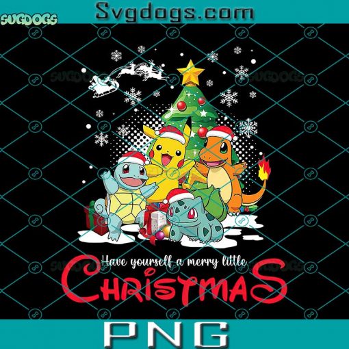 Have Yourself A Well Adjusted Christmas PNG, Christmas Pokemon PNG, Pokemon Characters PNG