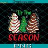 Tis’ The Season PNG, Little Tis’ The Season Christmas Tree Cakes Debbie Groovy PNG, Tis’ The Season Christmas PNG