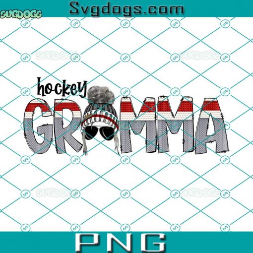 Hockey Gramma PNG, Ice Hockey PNG, Hockey Lover PNG