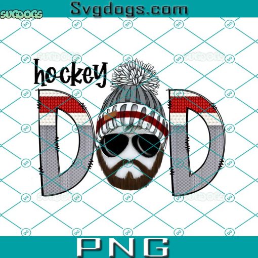 Hockey Dad PNG, Proud Hockey Dad PNG, Best Dad Ever PNG