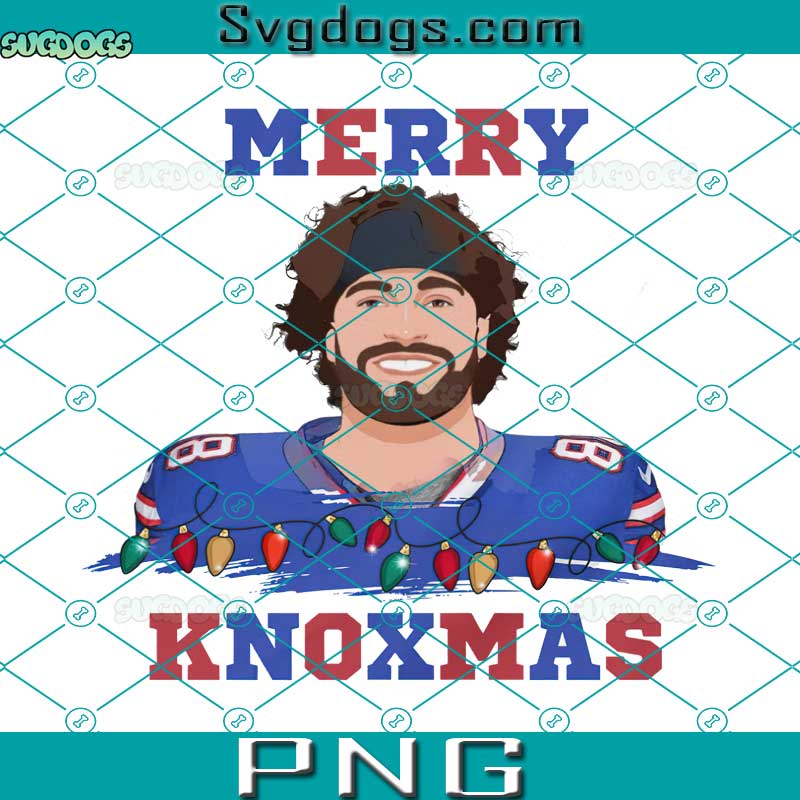 Merry Knoxmas Buffalo Bills Dawson Knox Christmas PNG, Billsmas PNG, Buffalo Bills PNG