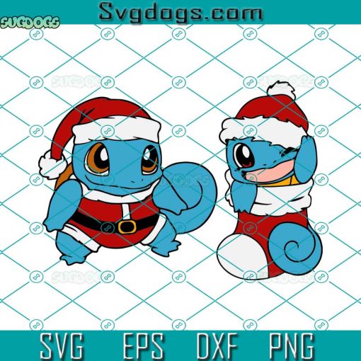 Christmas Water Type Character SVG, Christmas Character Stocking SVG, Water Character SVG PNG DXF EPS