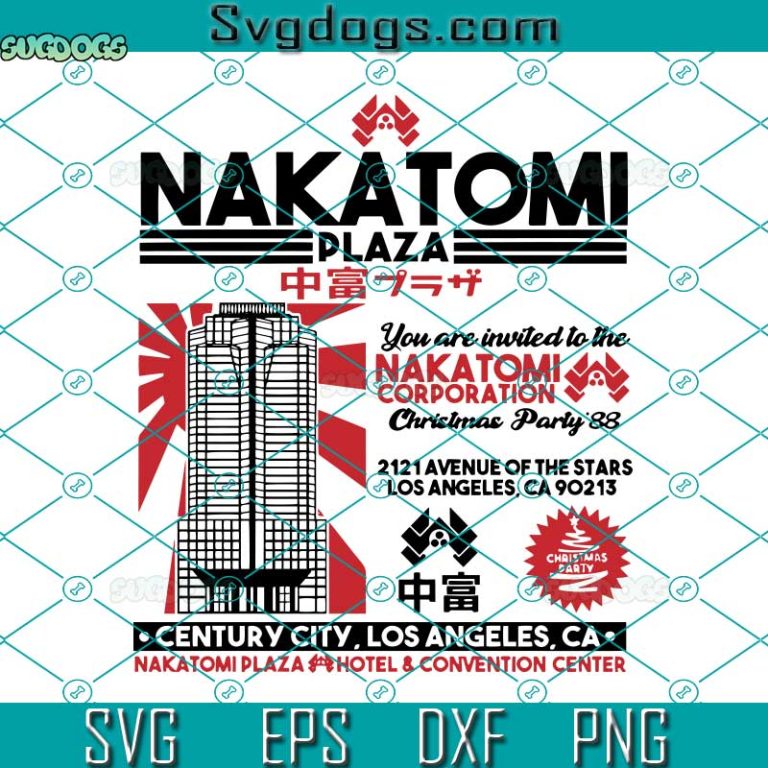 Nakatomi Christmas Party SVG, Nakatomi Plaza Christmas Party 1988 SVG