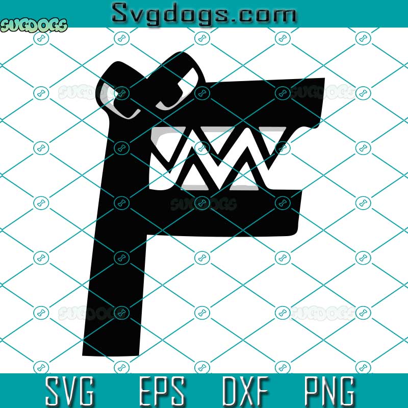 Alphabet Lore SVG, Villain Alphabet SVG, Lore F Costume SVG PNG DXF EPS