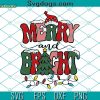 Jack And Sally Merry Christmas SVG, Nightmare Before Christmas SVG, Jack And Sally Santa SVG PNG DXF EPS