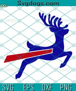 Buffalo Football Reindeer SVG, Bills Football SVG, Buffalo Bills SVG PNG DXF EPS