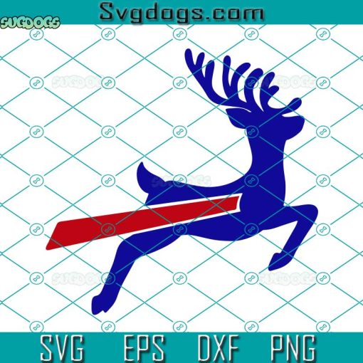 Buffalo Football Reindeer SVG, Bills Football SVG, Buffalo Bills SVG PNG DXF EPS