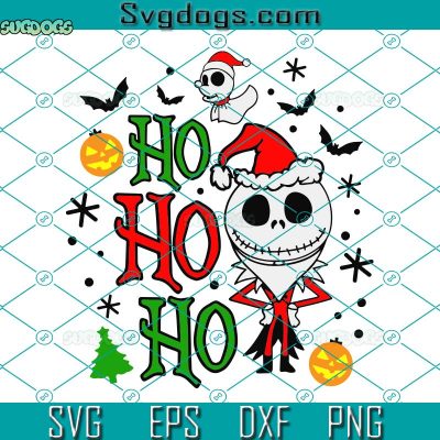 Ho Ho Ho Jack Skellington SVG, Merry Before Christmas SVG, Jack Santa ...