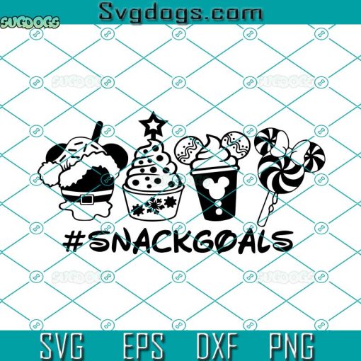 Mickey Minnie Snackgoals Christmas SVG, Disney Snackgoals Christmas SVG, Disney Christmas SVG DXF EPS PNG