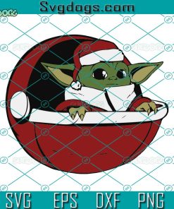 Baby Yoda Christmas SVG, Galaxy Christmas SVG, Baby Yoda Christmas Star Wars SVG PNG DXF EPS