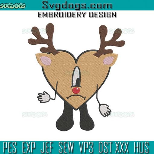 Una Navidad Sin Ti Embroidery Design File, Bad Bunny Navidad Embroidery Design File, Bad Bunny Christmas Embroidery Design File