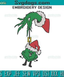 Benito Grinch Christmas Embroidery Design File, Bad Bunny Heart Embroidery Design File