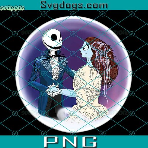 Jack And Sally PNG, As The Night Falls PNG, Nightmare Before Christmas PNG