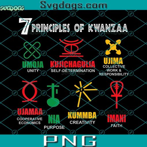 7 Principles Of Kwanzaa PNG, Umora Unity PNG, Kujichagulia PNG, Kummpa PNG