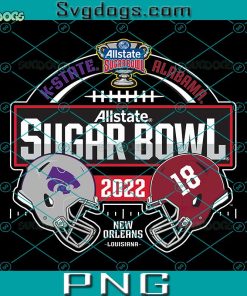 Allstate Sugar Bown 2022 PNG, Alabama Kansas State PNG, New Orleans PNG