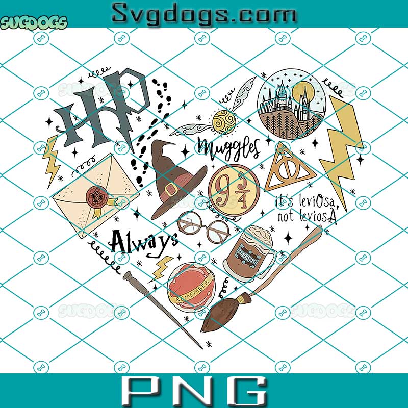 Harry Potter Witch Heart PNG, Wizard PNG, Wizarding World PNG, Magic ...