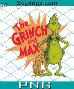 Dr Seuss Grinch And Max Burst PNG, Christmas Grinch And Max PNG