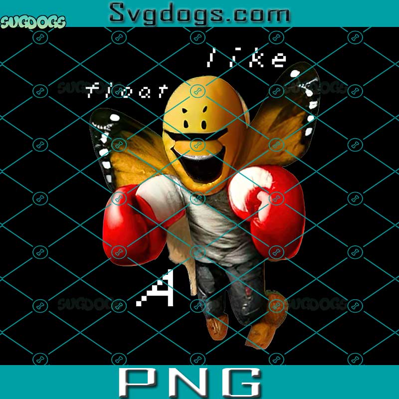 Boxing Float Like A Butterfly PNG, Boxing Gloves PNG, Boxing Butterfly PNG