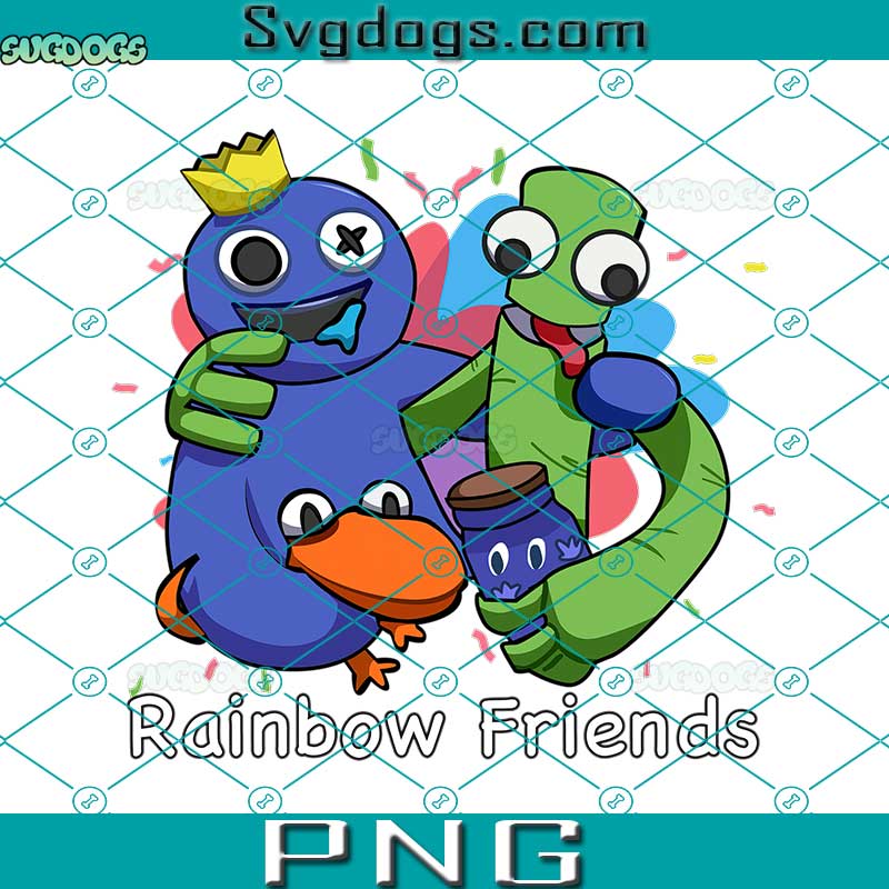 Rainbow Friends Roblox Family Birthday PNG file template