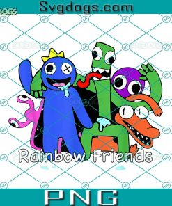 Rainbow Friends Blue SVG 