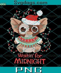 Gizmo Waitin’ For Midnight PNG, Gizmo Christmas PNG, Gizmo Santa PNG