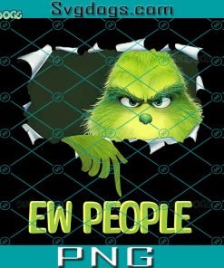 The Grinch Ew People PNG, Grinch Christmas PNG