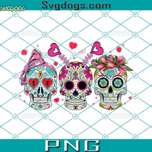 Sugar Skull Lovers PNG, Valentine’s Day Couple Matchings PNG, Skull Valentine’s PNG