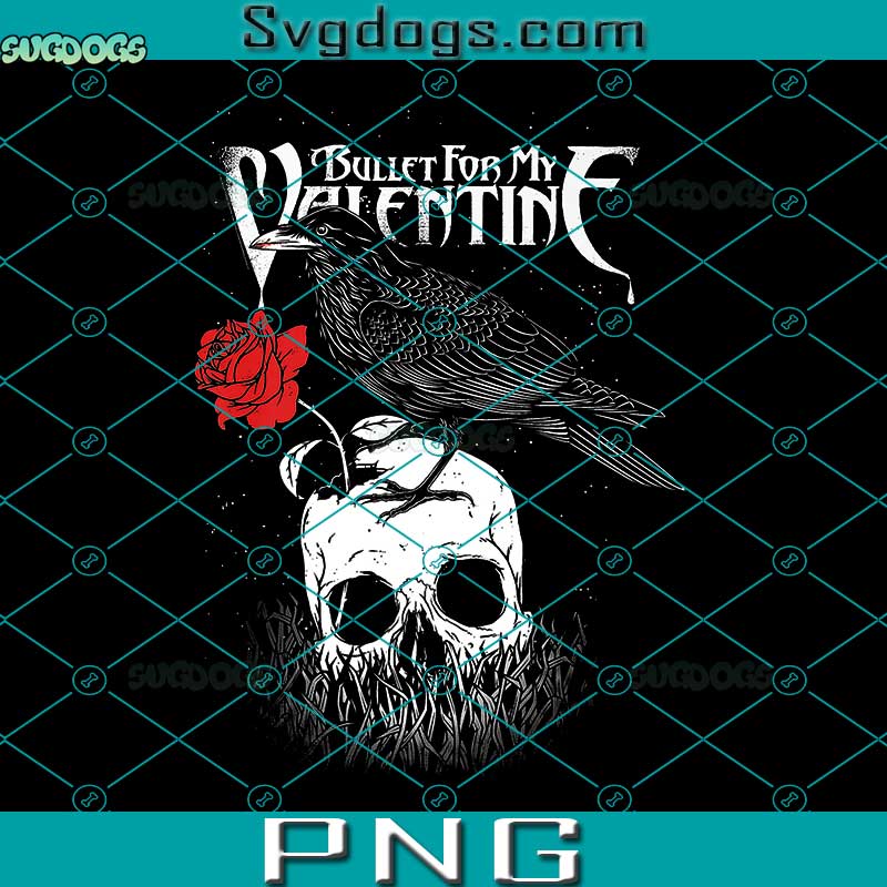 Bullet For My Valentine PNG, Raven PNG, Valentine PNG, Skull Valentine PNG