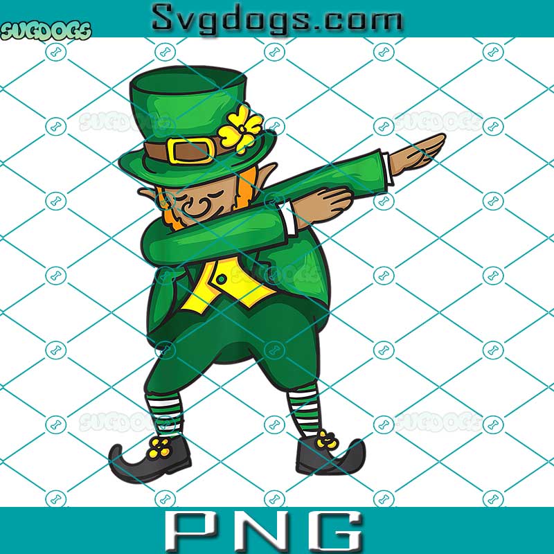 Dabbing Leprechaun PNG, St Patrick's Day PNG, Cute Leprechaun PNG