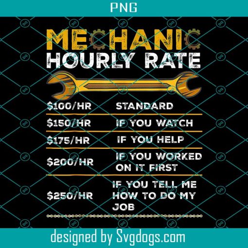 Mechanic Hourly Rate Gifts Labor Rates PNG, Standard PNG, If You Watch PNG