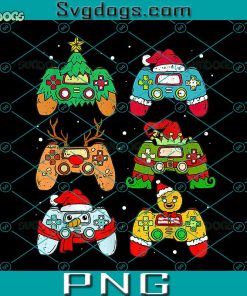 Christmas Gaming PNG, Christmas Santa Elf Gaming Controllers Snowman PNG