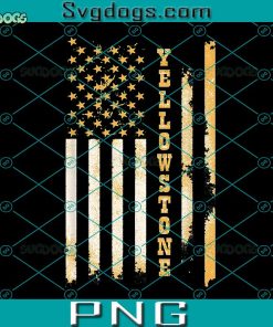 Yellowstone Flag PNG, Yellow Stone Grunge Flag PNG, Yellowstone Tv Show PNG