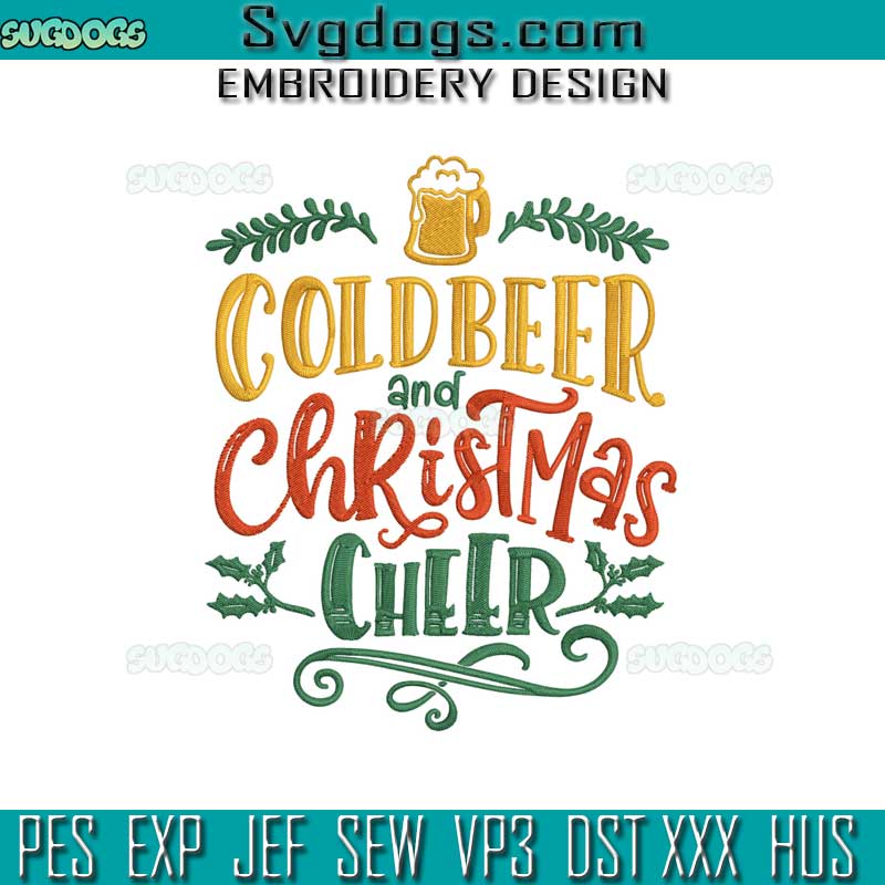 Cold Beer And Christmas Embroidery Design File, Beer Christmas Embroidery Design File Cold Beer And Christmas Embroidery Design File, Beer Christmas Embroidery Design File