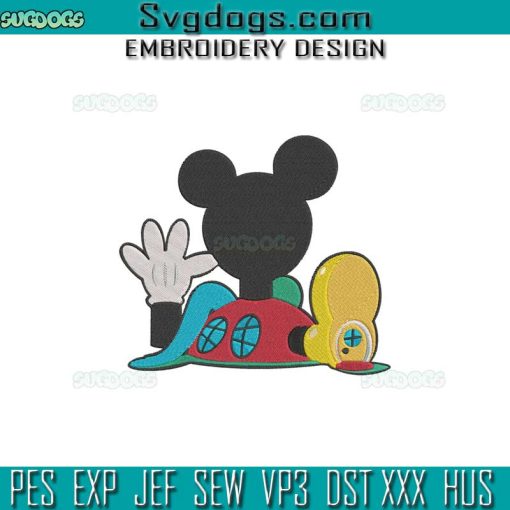 Mickey Mouse Clubhouse Embroidery Design File, Mickey Mouse Club Embroidery Design File