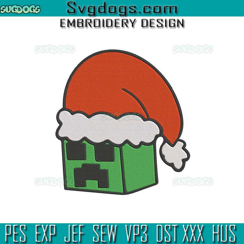 Creeper, Minecraft Embroidery Designs