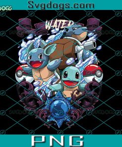 Squirtle Pokemon PNG, Pokemon Water Creatures PNG, Spookasaur PNG