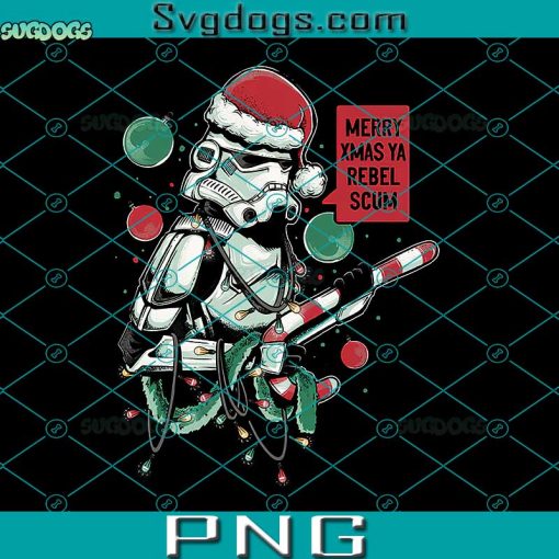 Merry Xmas Ya Rebel Scum PNG, Vader Christmas PNG, Star Wars Christmas PNG