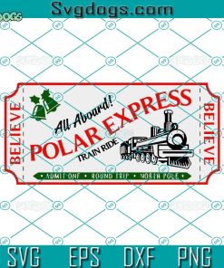 All Aboard Polar Express SVG Archives - SVGDOGS.COM