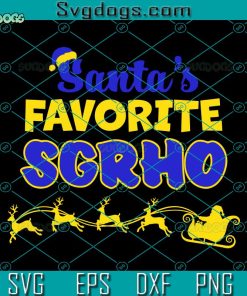 Santa’s Favorite SGRHO SVG, 1922 SVG, Christmas Sigma Gamma Rho SVG PNG DXF EPS