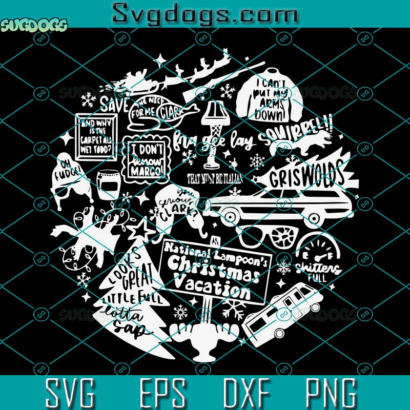 National Lampoon' Christmas Vacation SVG, A Christmas Story Theme SVG, Grisgolds SVG, You Serious Clark SVG PNG DXF EPS
