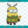 Christmas Minion Lights SVG, Minion Christmas Character SVG, Christmas Minion SVG PNG DXF EPS