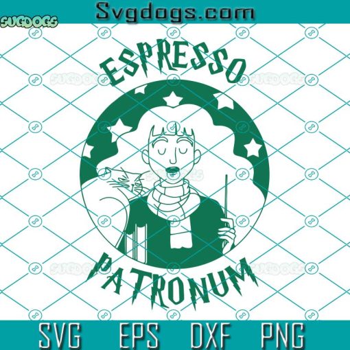 Harry Potter Espresso Patronum SVG, Wizard SVG, Hermione Espresso Formula Coffee SVG, Magic Wizard School SVG PNG DXF EPS