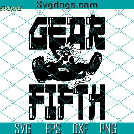 Gear Fifth Luffy SVG, Luffy SVG, One Piece SVG PNG DXF EPS
